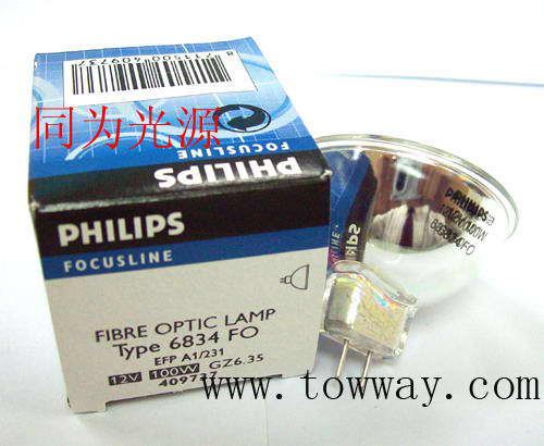 供应PHILIPS 6834 12V100W EFP 显微镜用杯泡